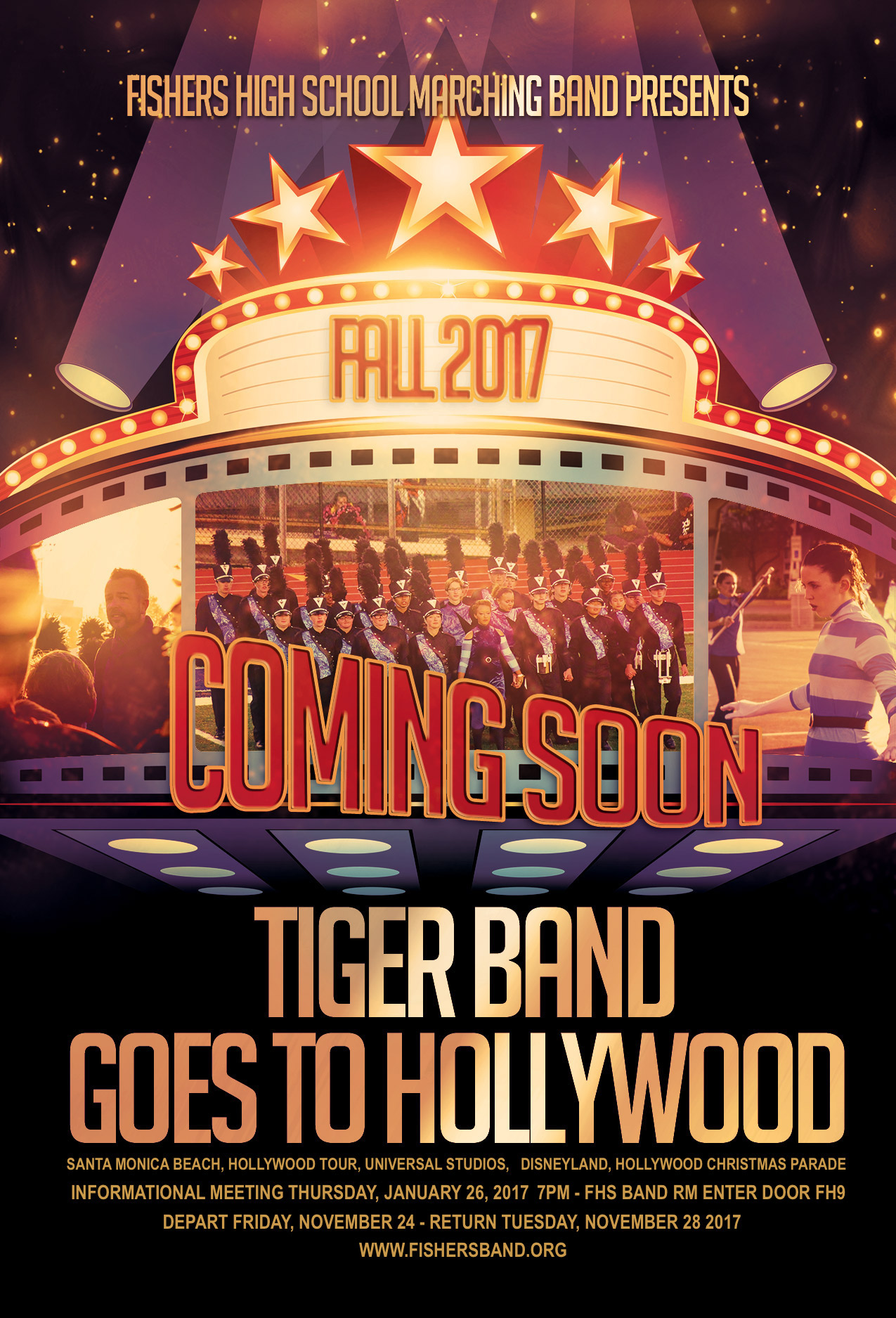 Donate to Support FHS Tiger Band Trip to Hollywood